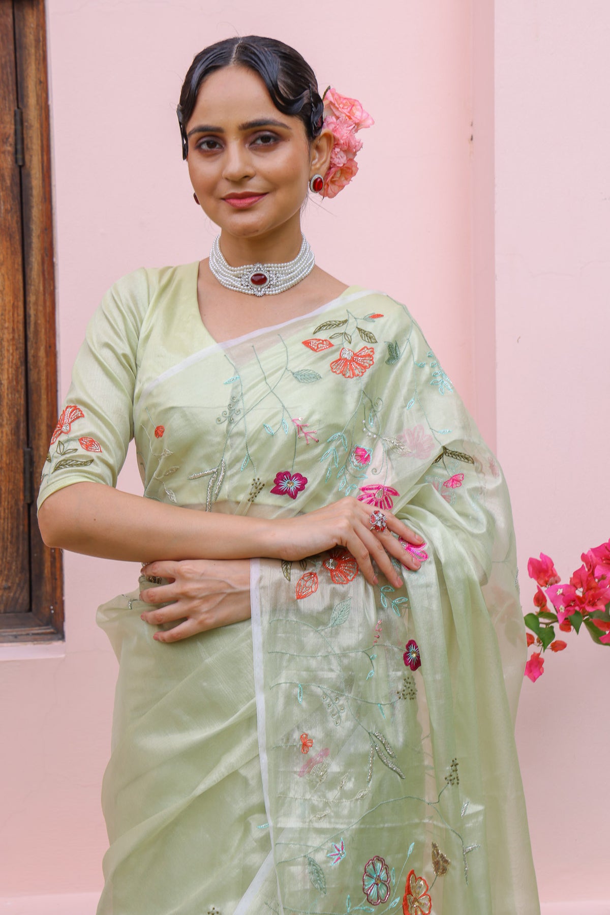 Gulrosh Saree