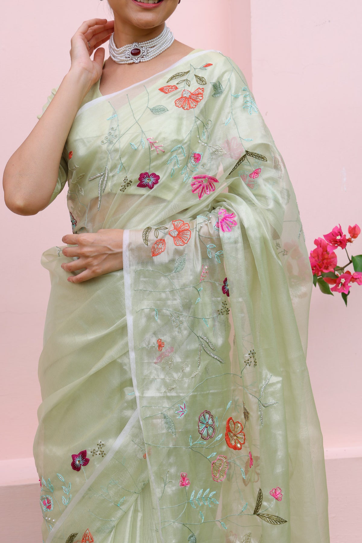 Gulrosh Saree