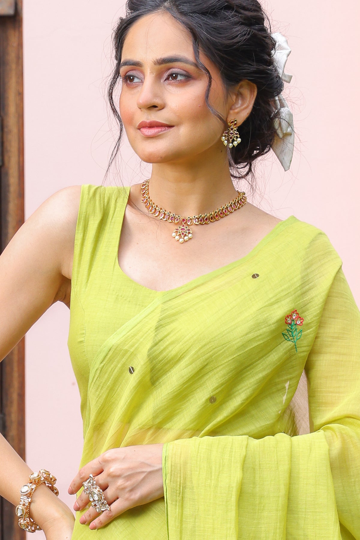 Gulbagh Blouse (Unstitched)