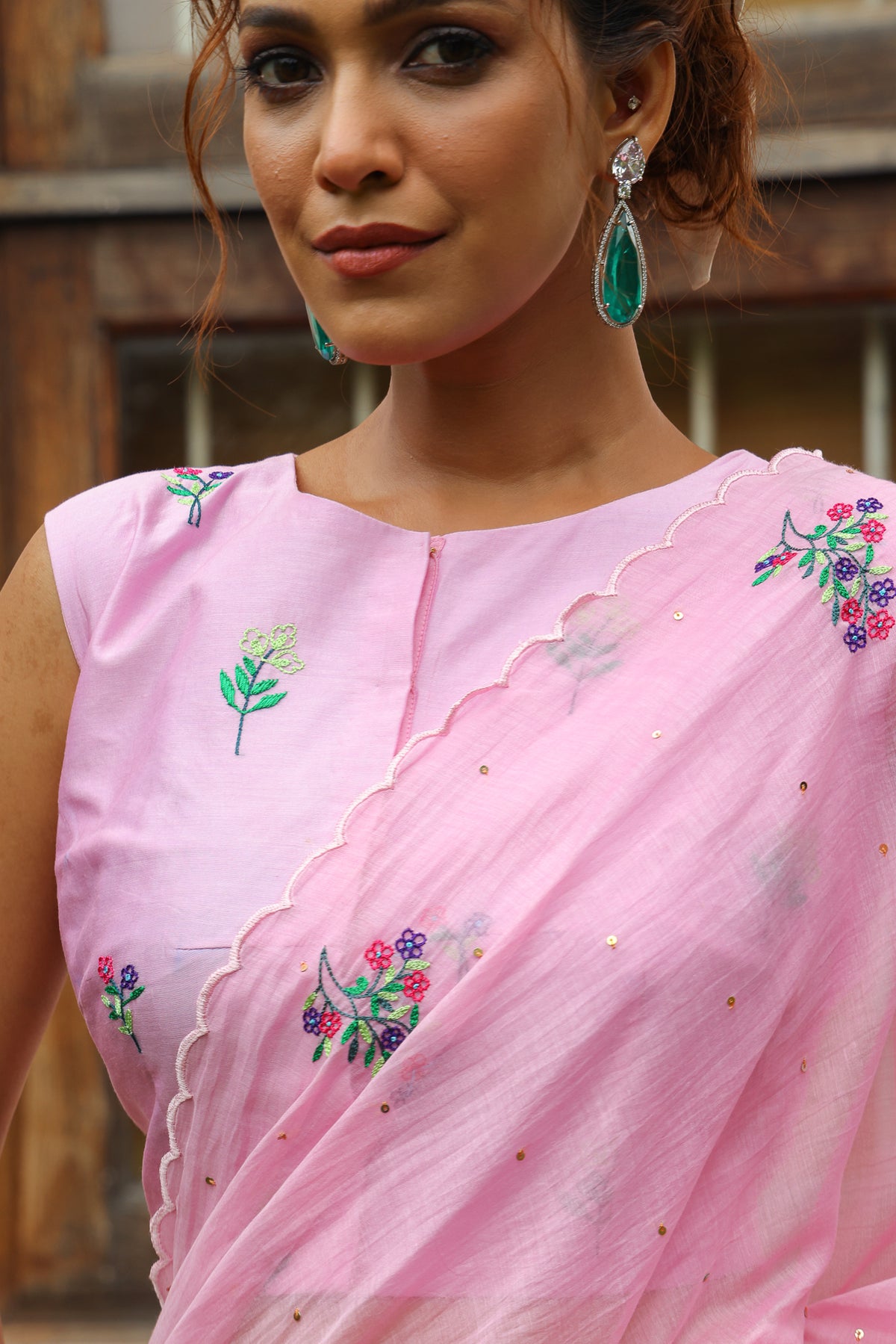 Gulnaar Blouse (Unstitched)
