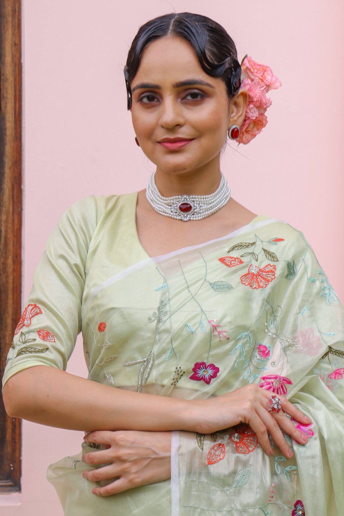 Gulrosh Blouse (Unstitched)