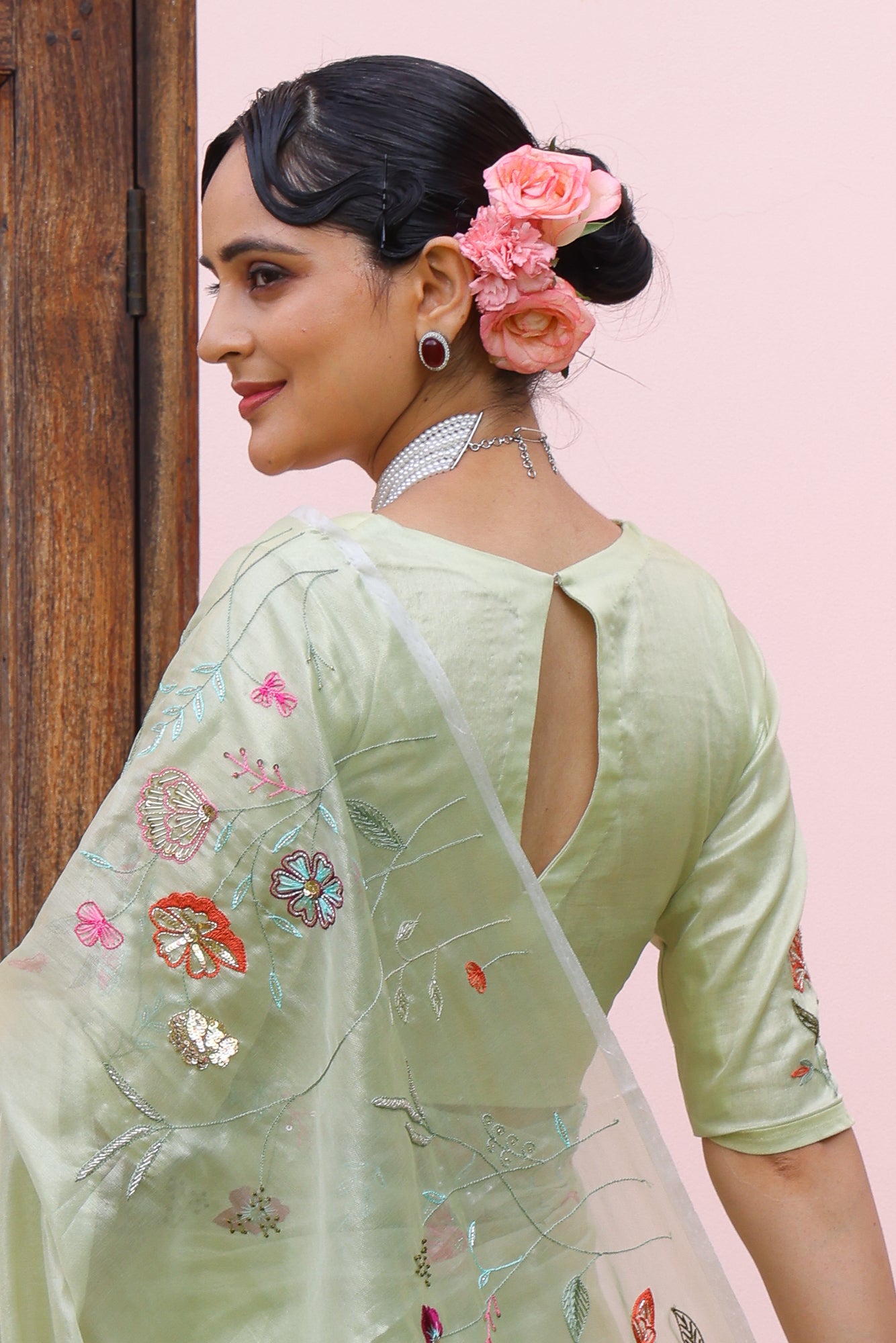 Gulrosh Blouse (Unstitched)