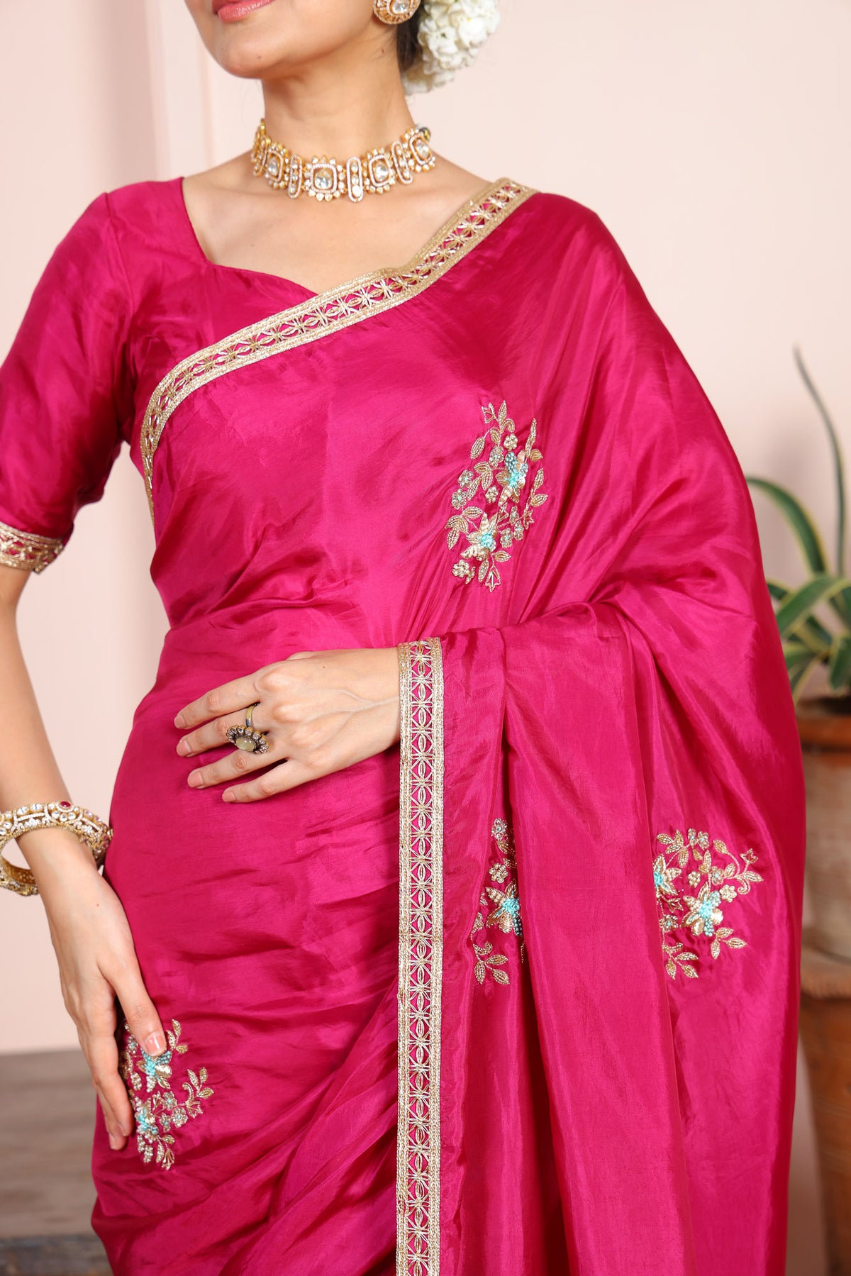 Rani Phool Saree