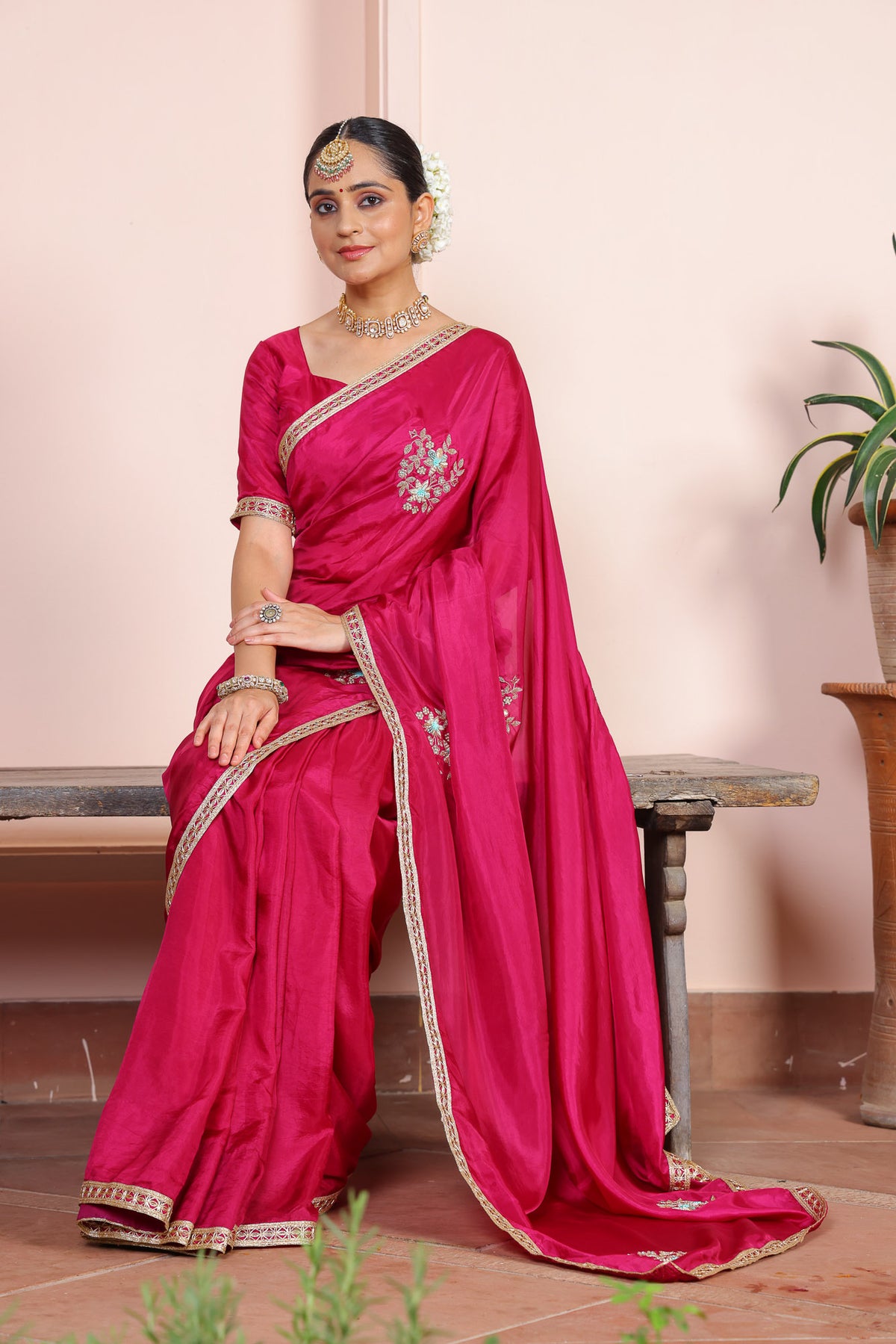 Rani Phool Saree