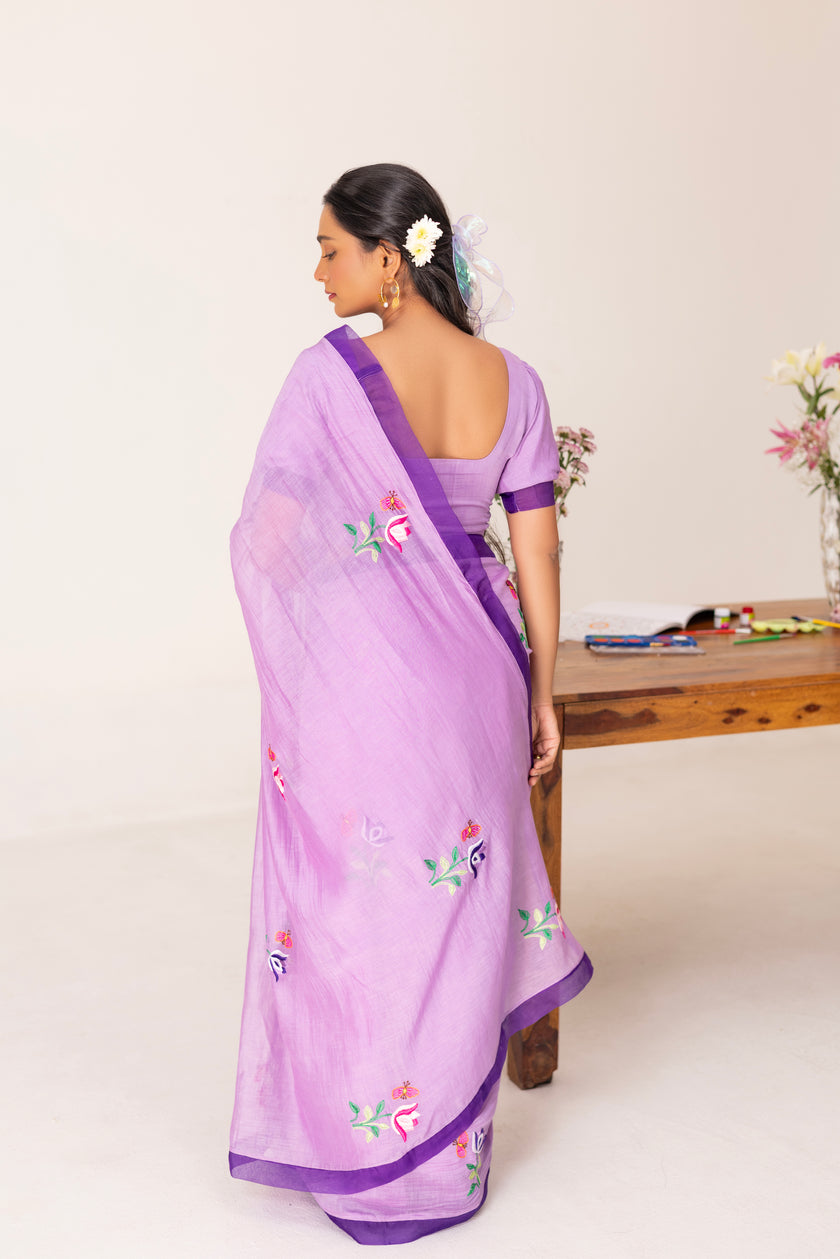 Mehroomi Saree